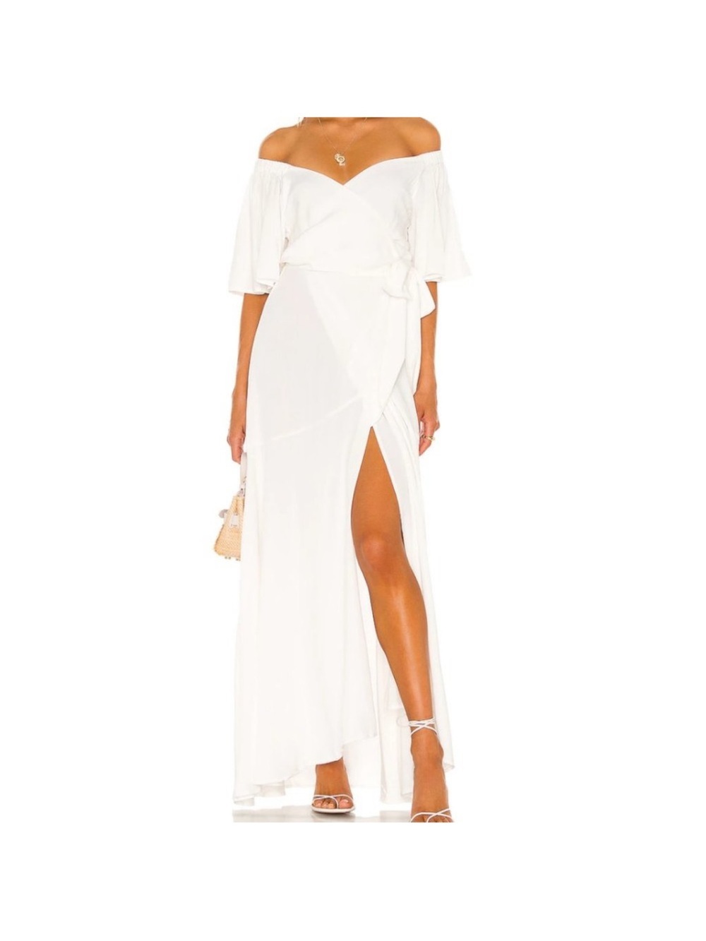L*SPACE Panama Maxi Dress Cream Size Small
